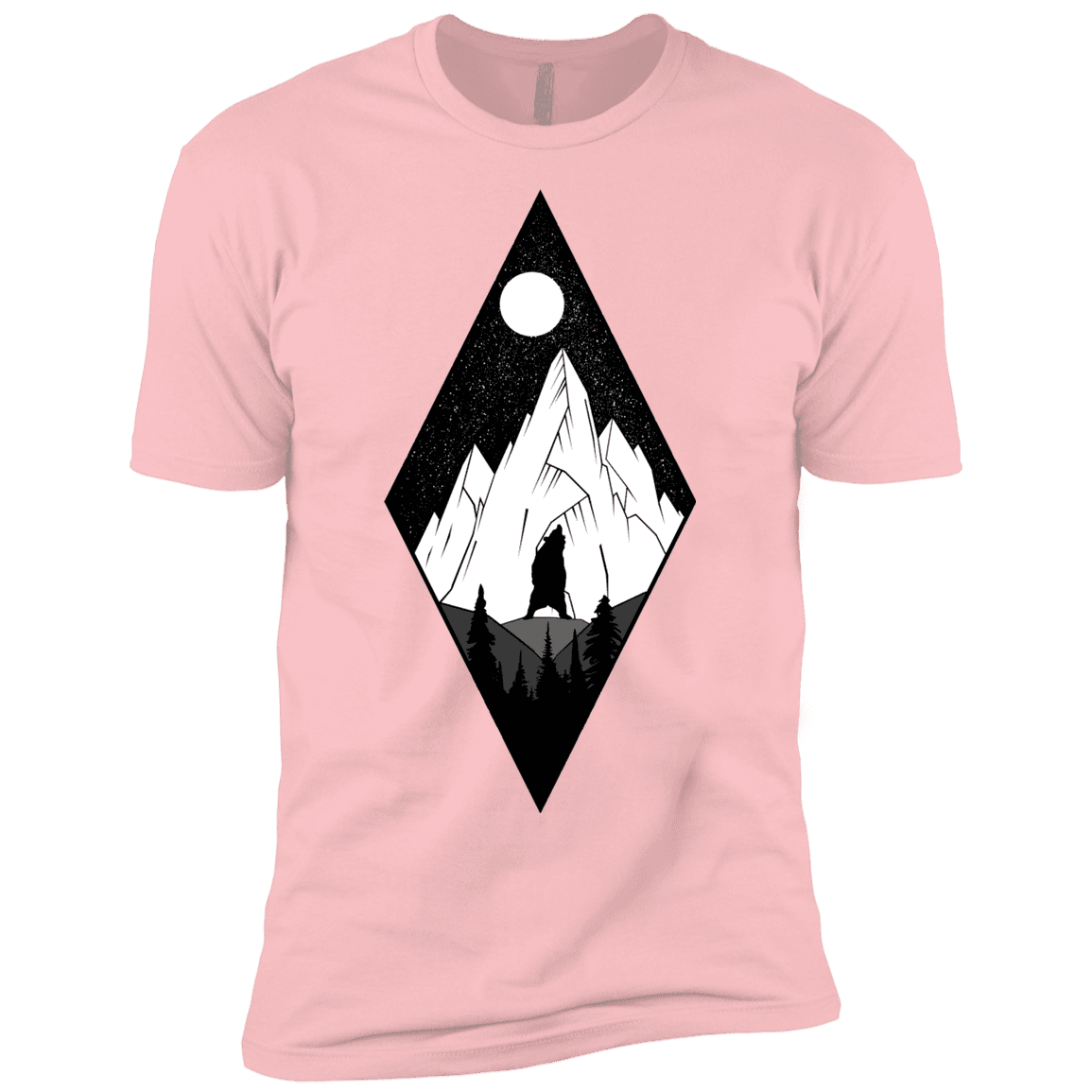 T-Shirts Light Pink / YXS Bear Diamond Boys Premium T-Shirt