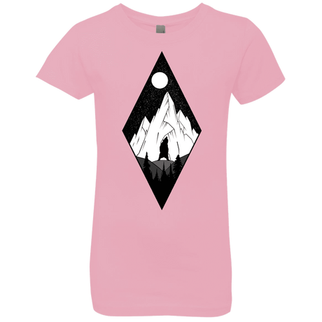 T-Shirts Light Pink / YXS Bear Diamond Girls Premium T-Shirt