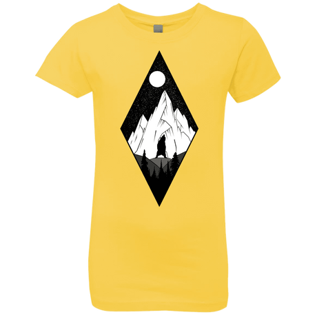 T-Shirts Vibrant Yellow / YXS Bear Diamond Girls Premium T-Shirt