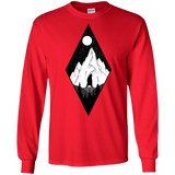 T-Shirts Red / S Bear Diamond Men's Long Sleeve T-Shirt