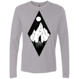 T-Shirts Heather Grey / S Bear Diamond Men's Premium Long Sleeve