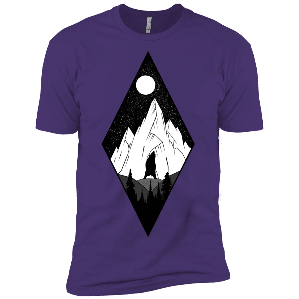 T-Shirts Purple Rush/ / X-Small Bear Diamond Men's Premium T-Shirt