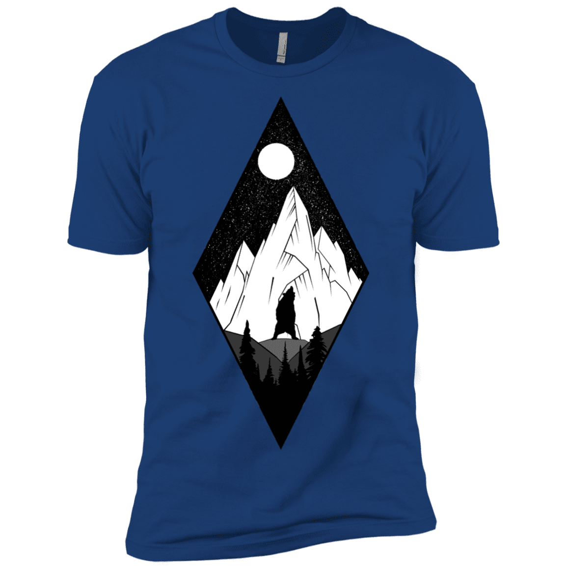 T-Shirts Royal / X-Small Bear Diamond Men's Premium T-Shirt