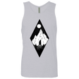 T-Shirts Heather Grey / S Bear Diamond Men's Premium Tank Top