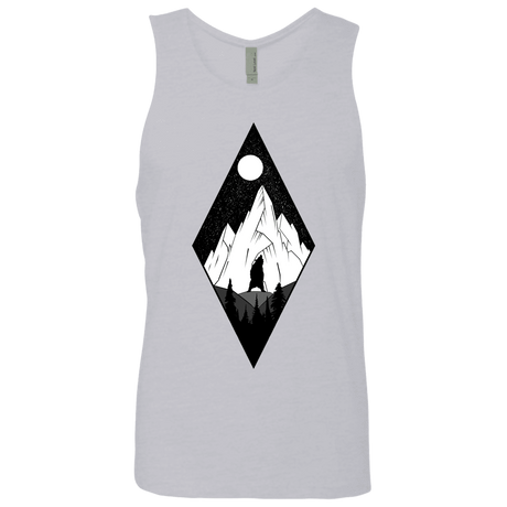 T-Shirts Heather Grey / S Bear Diamond Men's Premium Tank Top