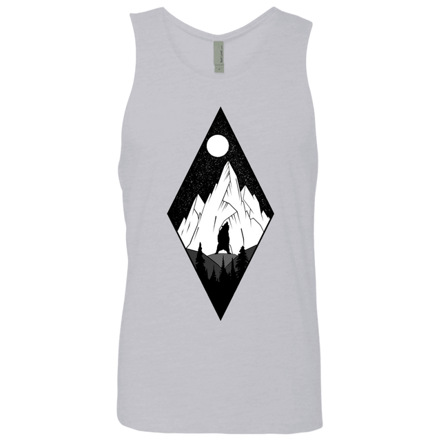 T-Shirts Heather Grey / S Bear Diamond Men's Premium Tank Top