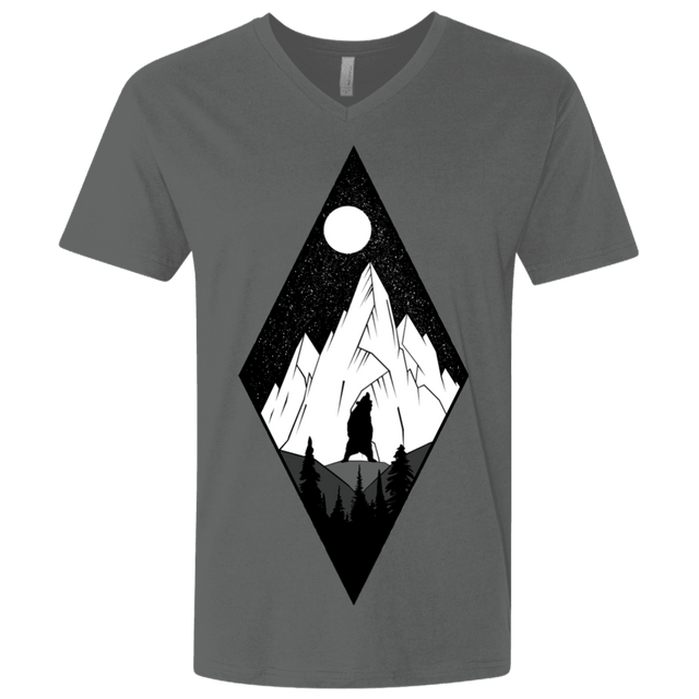T-Shirts Heavy Metal / X-Small Bear Diamond Men's Premium V-Neck