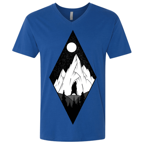 T-Shirts Royal / X-Small Bear Diamond Men's Premium V-Neck