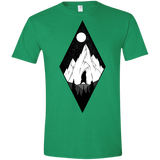 T-Shirts Heather Irish Green / S Bear Diamond Men's Semi-Fitted Softstyle