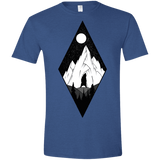 T-Shirts Heather Royal / X-Small Bear Diamond Men's Semi-Fitted Softstyle