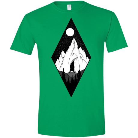 T-Shirts Irish Green / S Bear Diamond Men's Semi-Fitted Softstyle