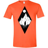 T-Shirts Orange / S Bear Diamond Men's Semi-Fitted Softstyle
