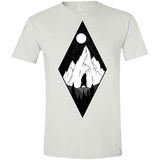 T-Shirts White / X-Small Bear Diamond Men's Semi-Fitted Softstyle