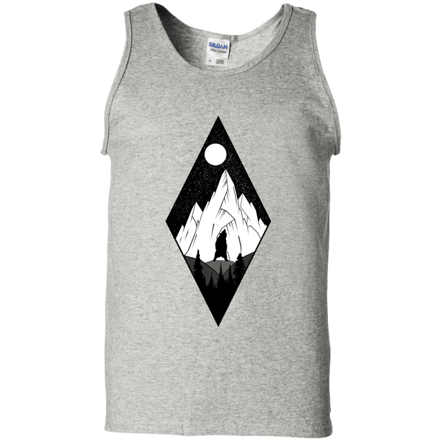 T-Shirts Ash / S Bear Diamond Men's Tank Top