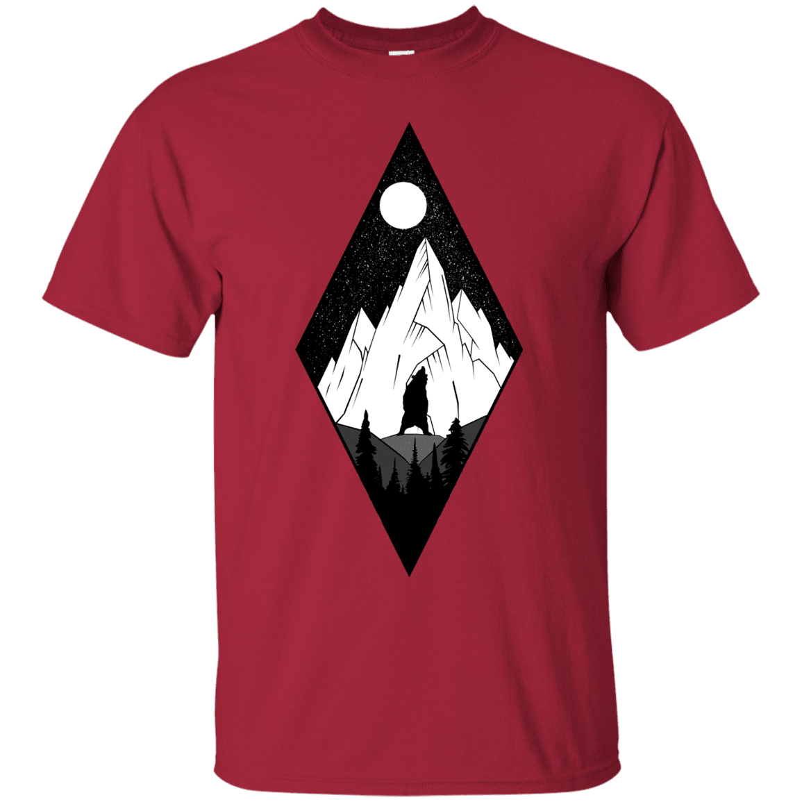 T-Shirts Cardinal / S Bear Diamond T-Shirt
