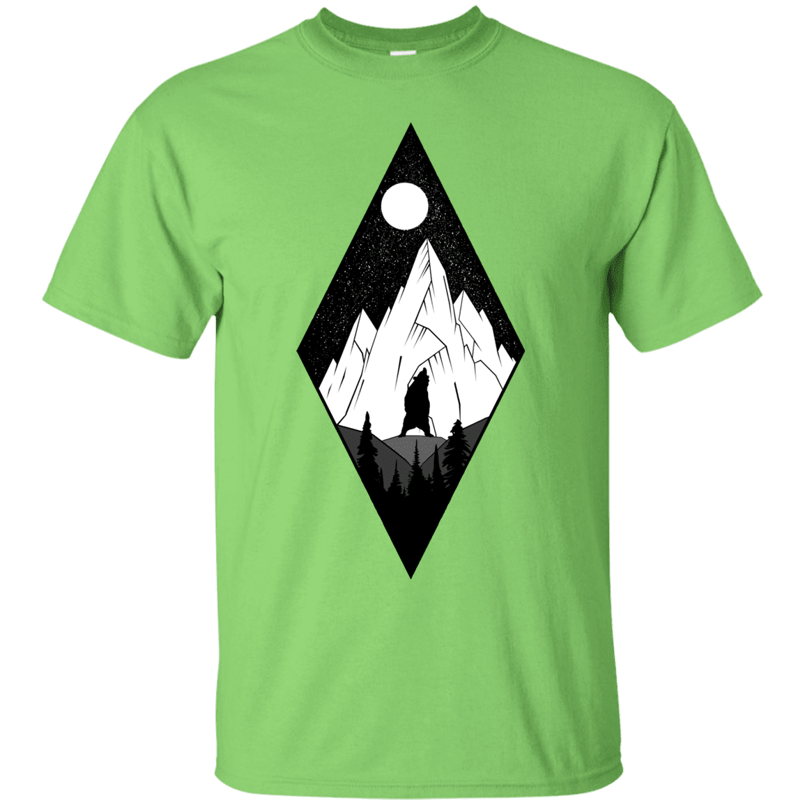 T-Shirts Lime / S Bear Diamond T-Shirt
