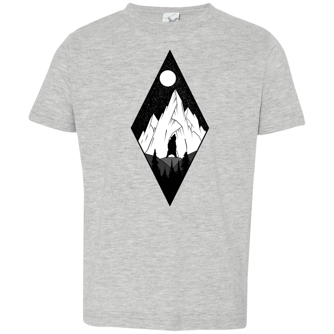 T-Shirts Heather Grey / 2T Bear Diamond Toddler Premium T-Shirt