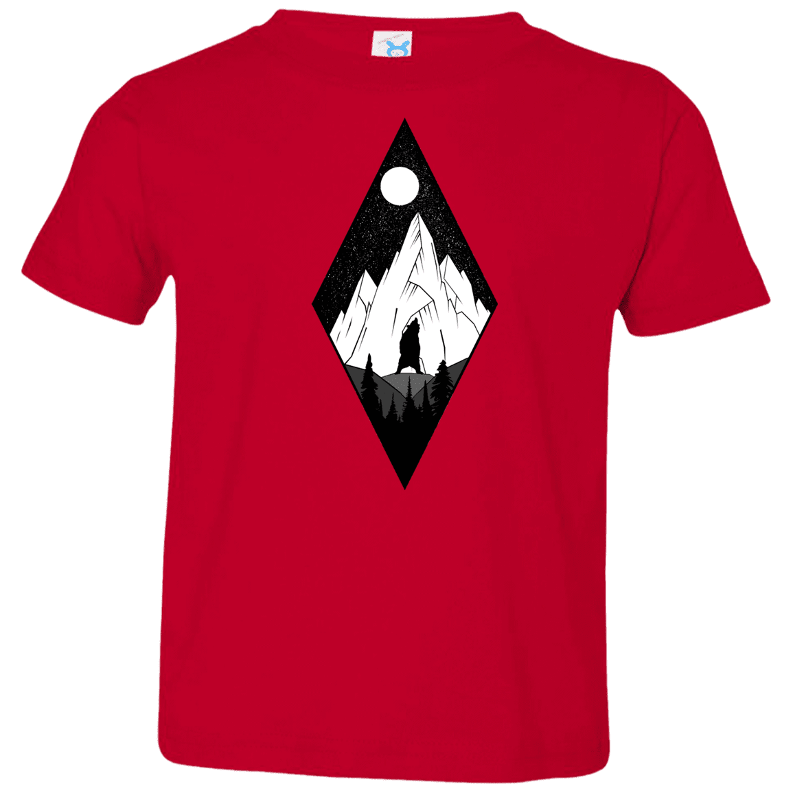 T-Shirts Red / 2T Bear Diamond Toddler Premium T-Shirt