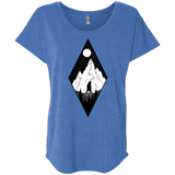 T-Shirts Vintage Royal / X-Small Bear Diamond Triblend Dolman Sleeve