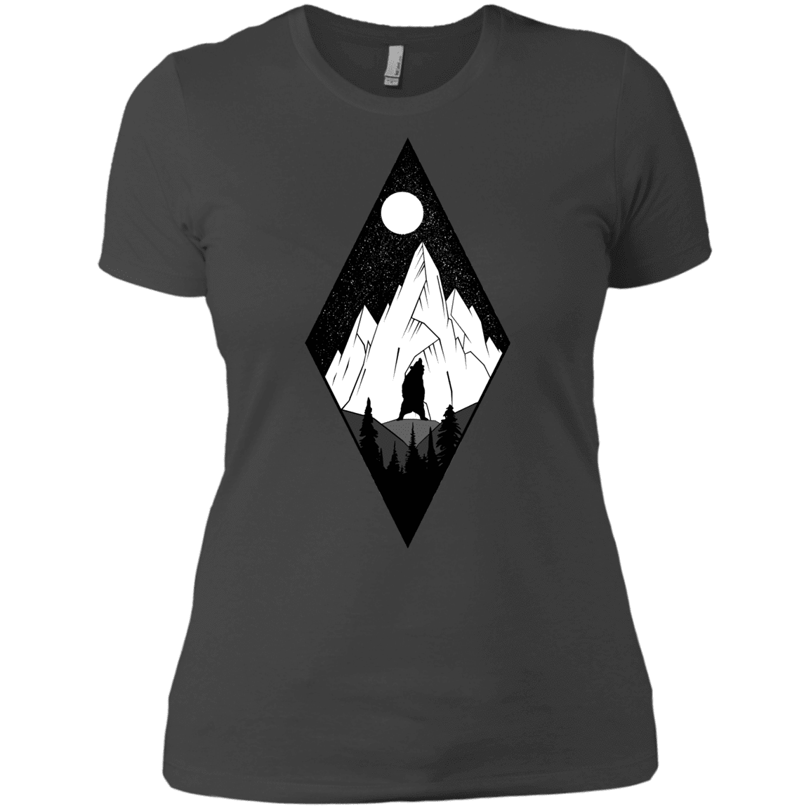 T-Shirts Heavy Metal / X-Small Bear Diamond Women's Premium T-Shirt