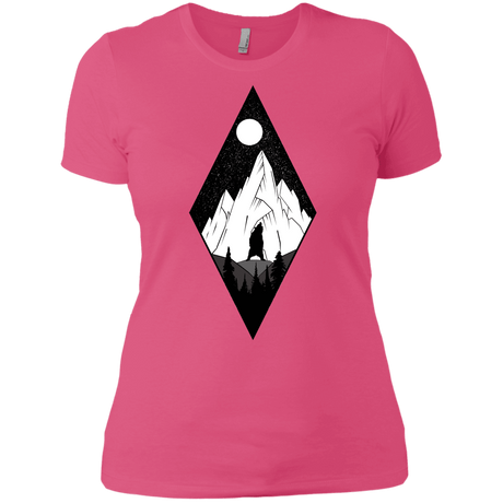 T-Shirts Hot Pink / X-Small Bear Diamond Women's Premium T-Shirt