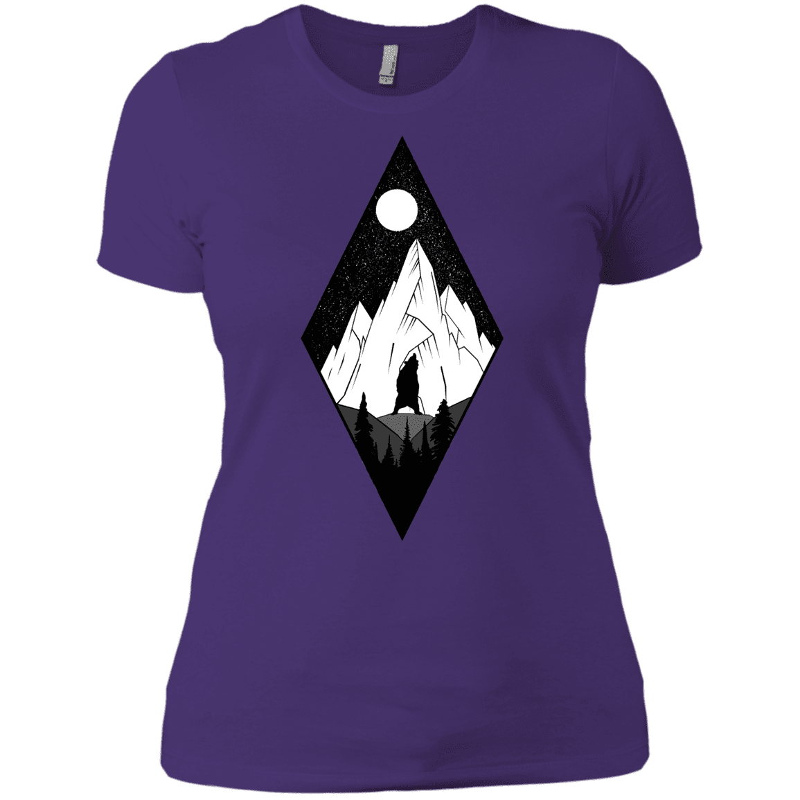 T-Shirts Purple Rush/ / X-Small Bear Diamond Women's Premium T-Shirt