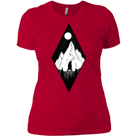 T-Shirts Red / X-Small Bear Diamond Women's Premium T-Shirt