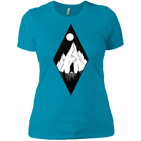 T-Shirts Turquoise / X-Small Bear Diamond Women's Premium T-Shirt