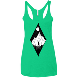 T-Shirts Envy / X-Small Bear Diamond Women's Triblend Racerback Tank