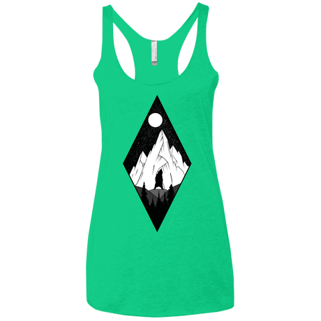 T-Shirts Envy / X-Small Bear Diamond Women's Triblend Racerback Tank