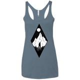 T-Shirts Indigo / X-Small Bear Diamond Women's Triblend Racerback Tank