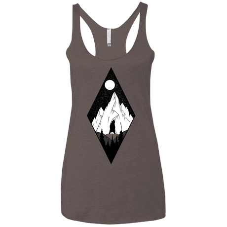 T-Shirts Macchiato / X-Small Bear Diamond Women's Triblend Racerback Tank