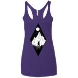 T-Shirts Purple Rush / X-Small Bear Diamond Women's Triblend Racerback Tank