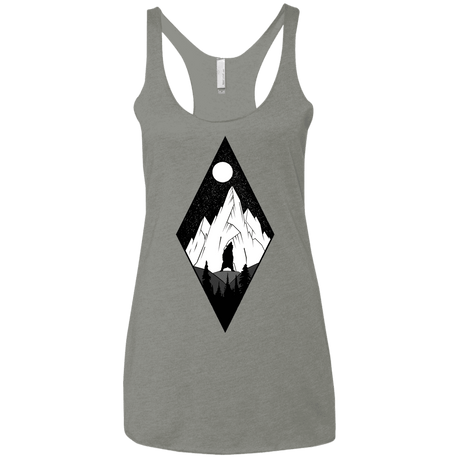 T-Shirts Venetian Grey / X-Small Bear Diamond Women's Triblend Racerback Tank
