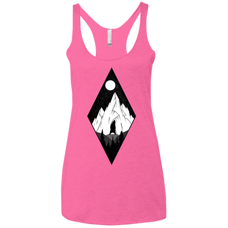 T-Shirts Vintage Pink / X-Small Bear Diamond Women's Triblend Racerback Tank
