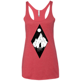 T-Shirts Vintage Red / X-Small Bear Diamond Women's Triblend Racerback Tank