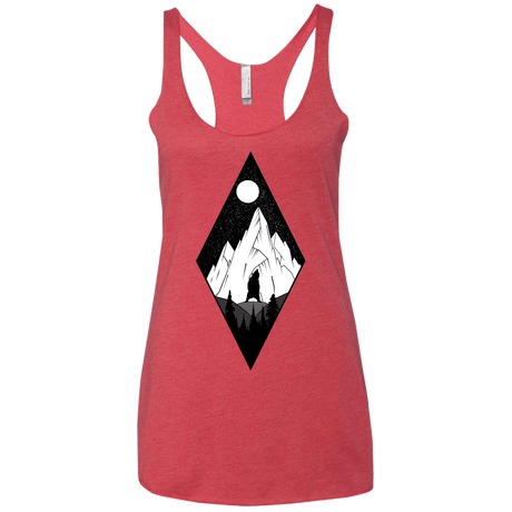 T-Shirts Vintage Red / X-Small Bear Diamond Women's Triblend Racerback Tank