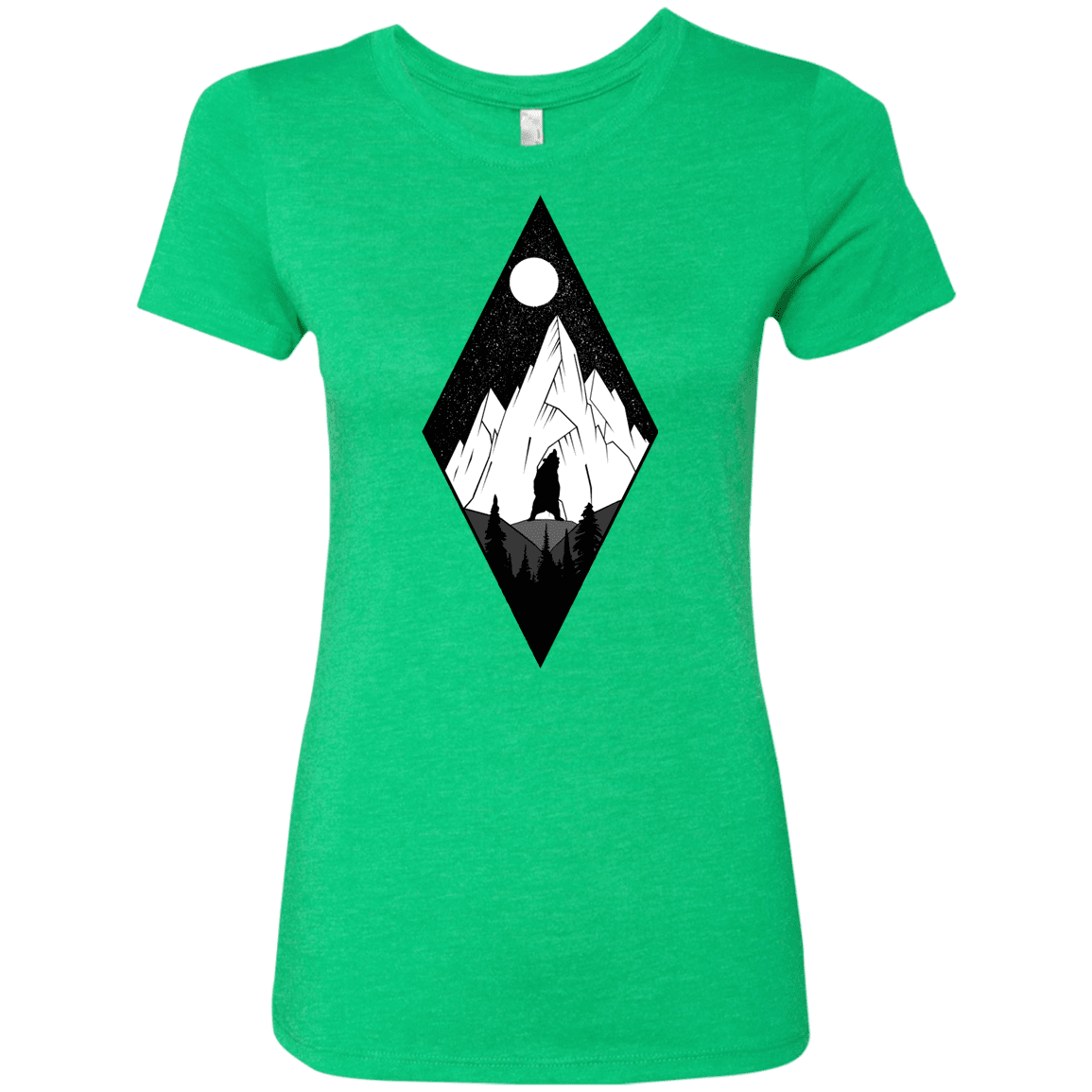 T-Shirts Envy / S Bear Diamond Women's Triblend T-Shirt