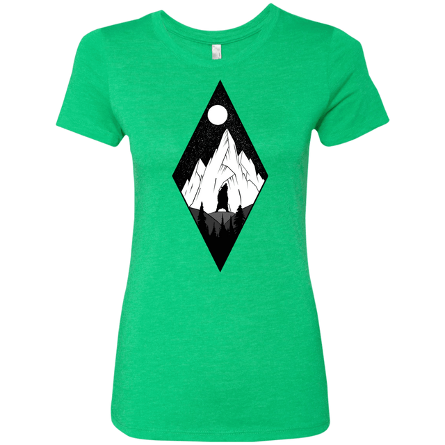 T-Shirts Envy / S Bear Diamond Women's Triblend T-Shirt