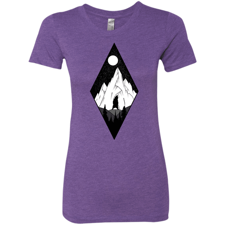 T-Shirts Purple Rush / S Bear Diamond Women's Triblend T-Shirt