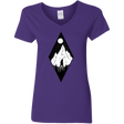 T-Shirts Purple / S Bear Diamond Women's V-Neck T-Shirt