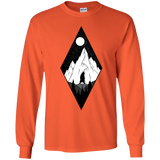 T-Shirts Orange / YS Bear Diamond Youth Long Sleeve T-Shirt