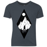 T-Shirts Vintage Navy / YXS Bear Diamond Youth Triblend T-Shirt