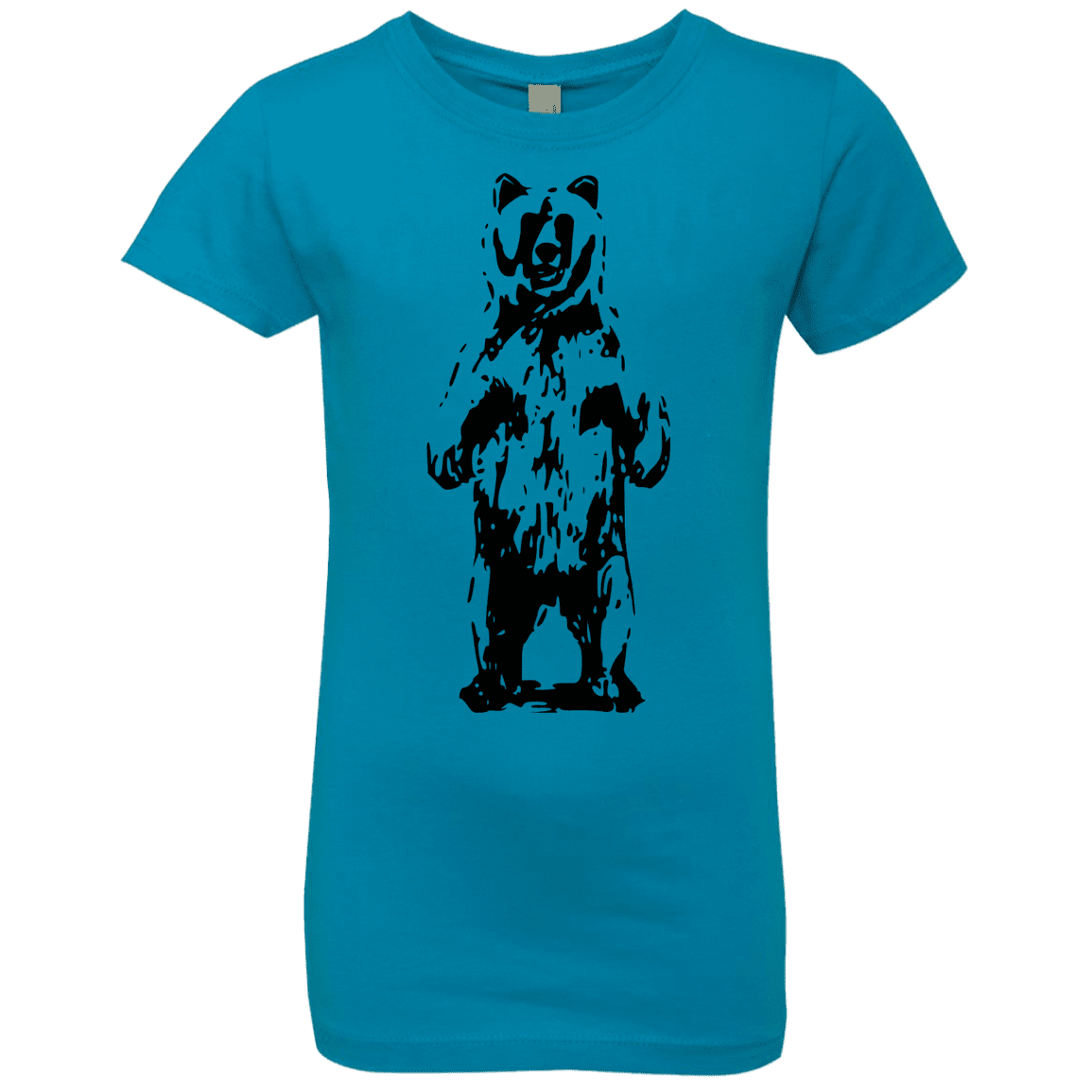 T-Shirts Turquoise / YXS Bear Hug Girls Premium T-Shirt