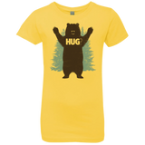 T-Shirts Vibrant Yellow / YXS Bear Hug Girls Premium T-Shirt