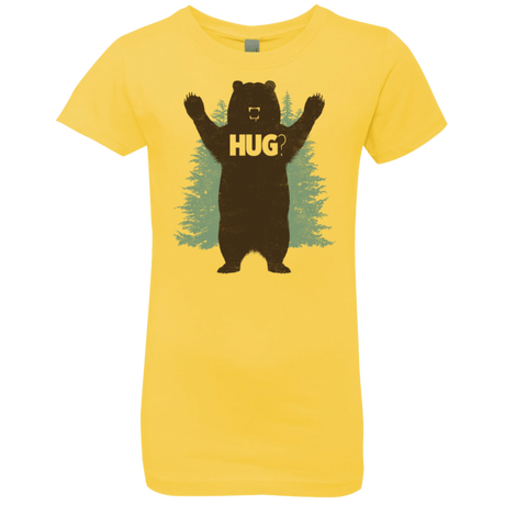 T-Shirts Vibrant Yellow / YXS Bear Hug Girls Premium T-Shirt