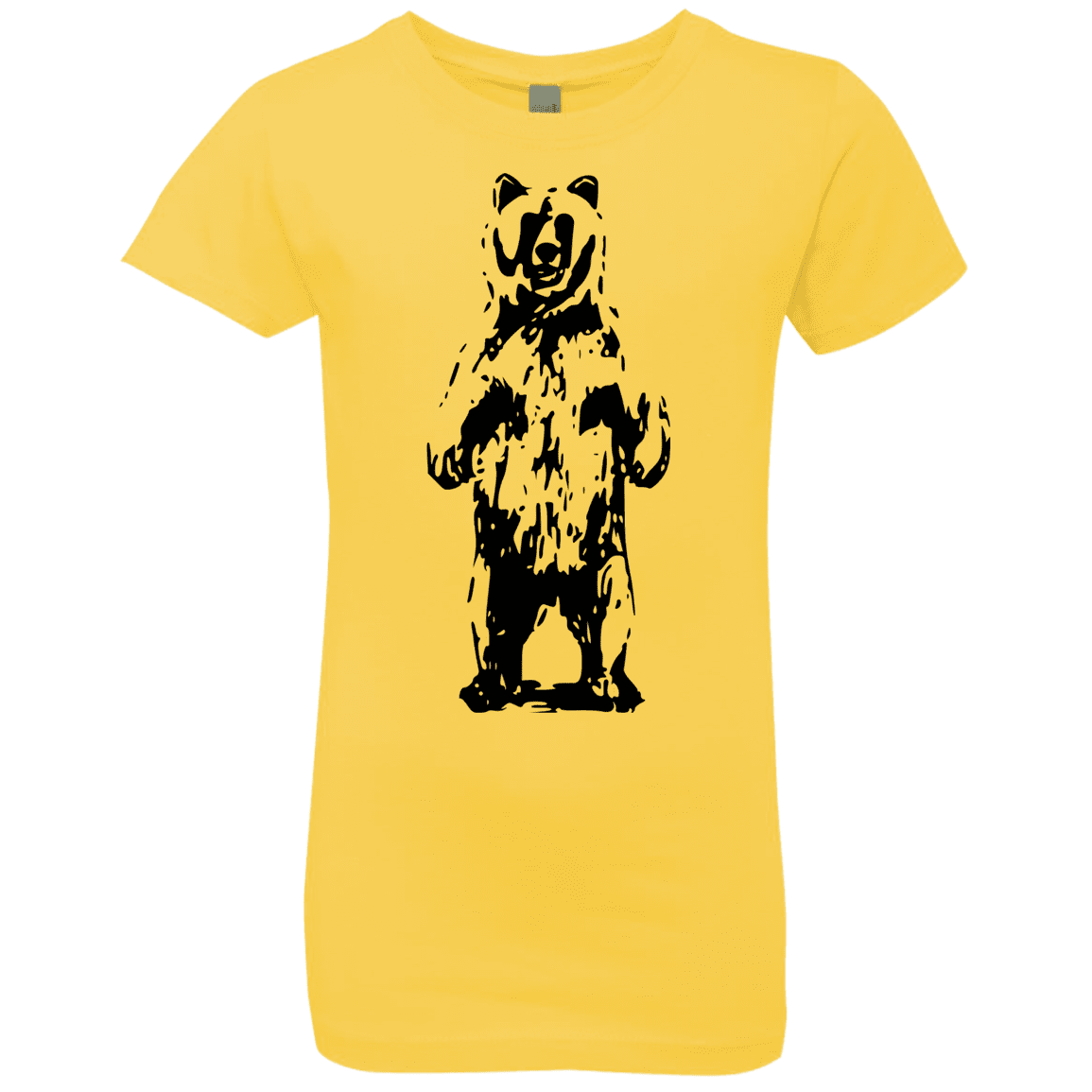 T-Shirts Vibrant Yellow / YXS Bear Hug Girls Premium T-Shirt