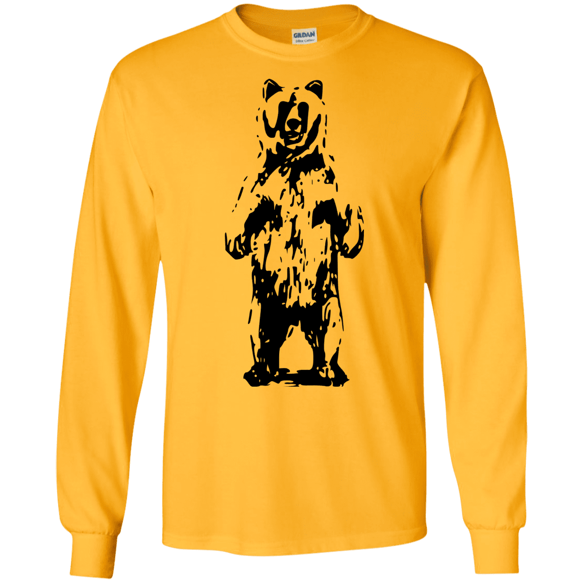 T-Shirts Gold / S Bear Hug Men's Long Sleeve T-Shirt