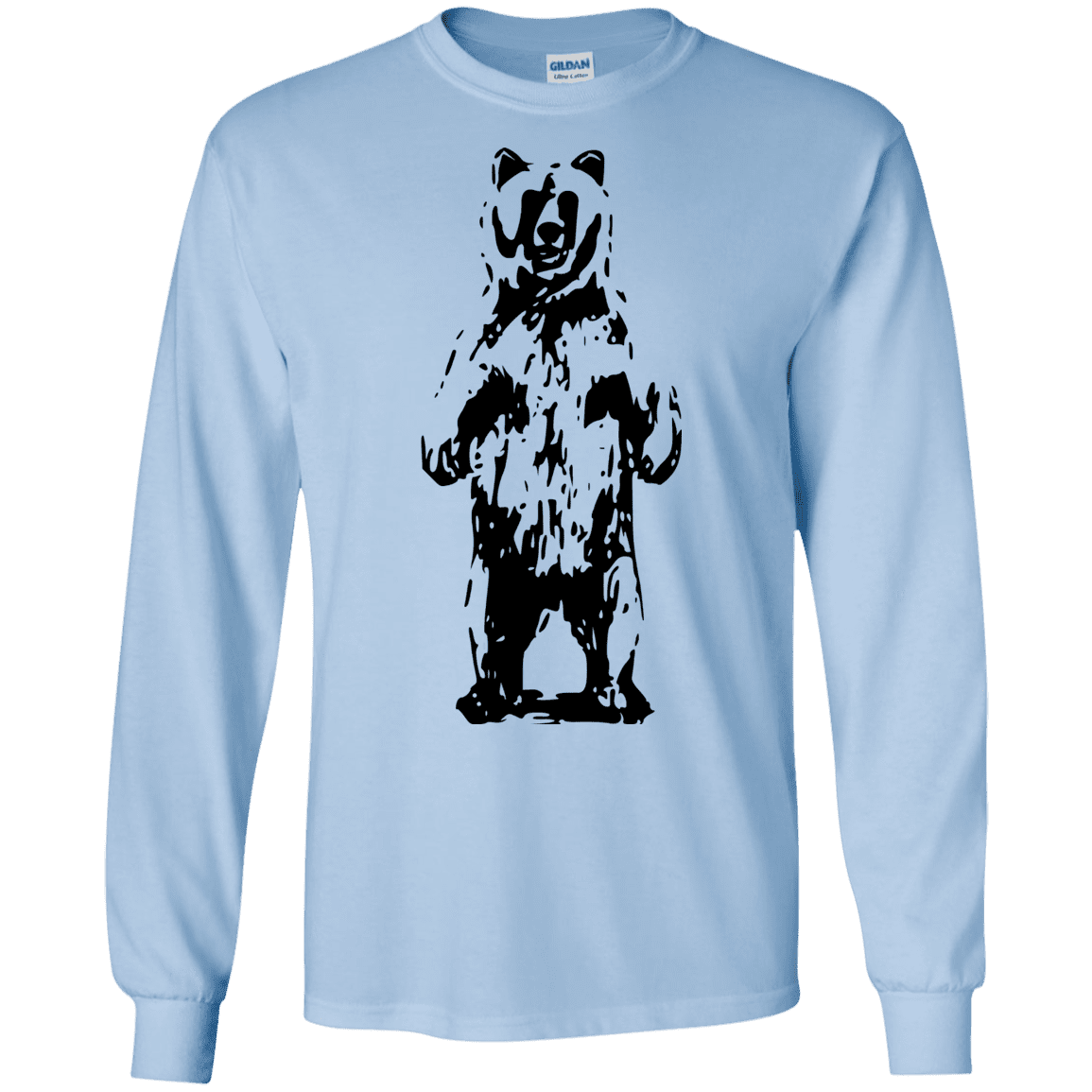 T-Shirts Light Blue / S Bear Hug Men's Long Sleeve T-Shirt