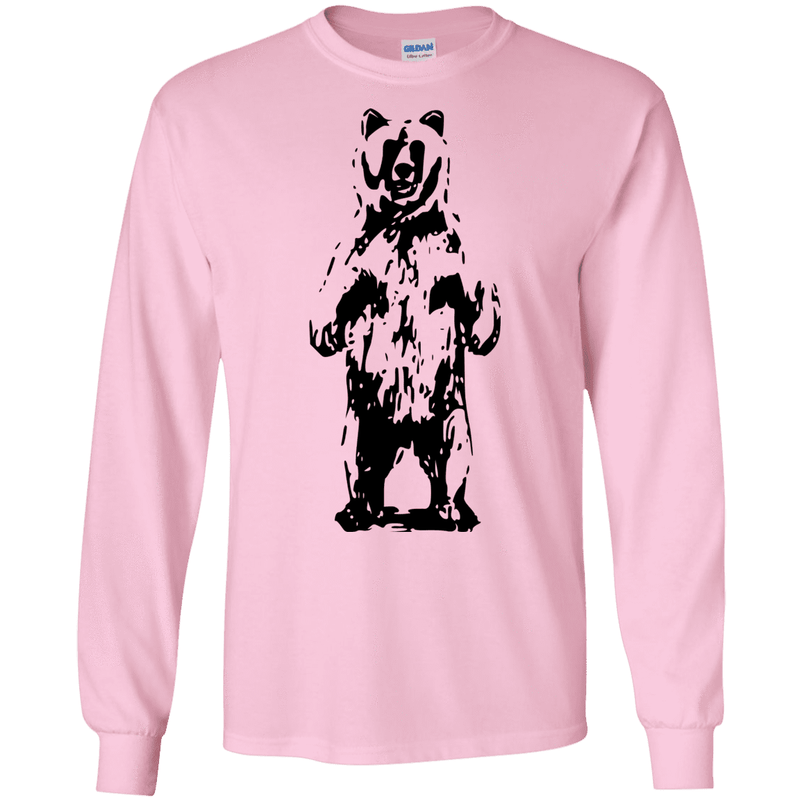 T-Shirts Light Pink / S Bear Hug Men's Long Sleeve T-Shirt